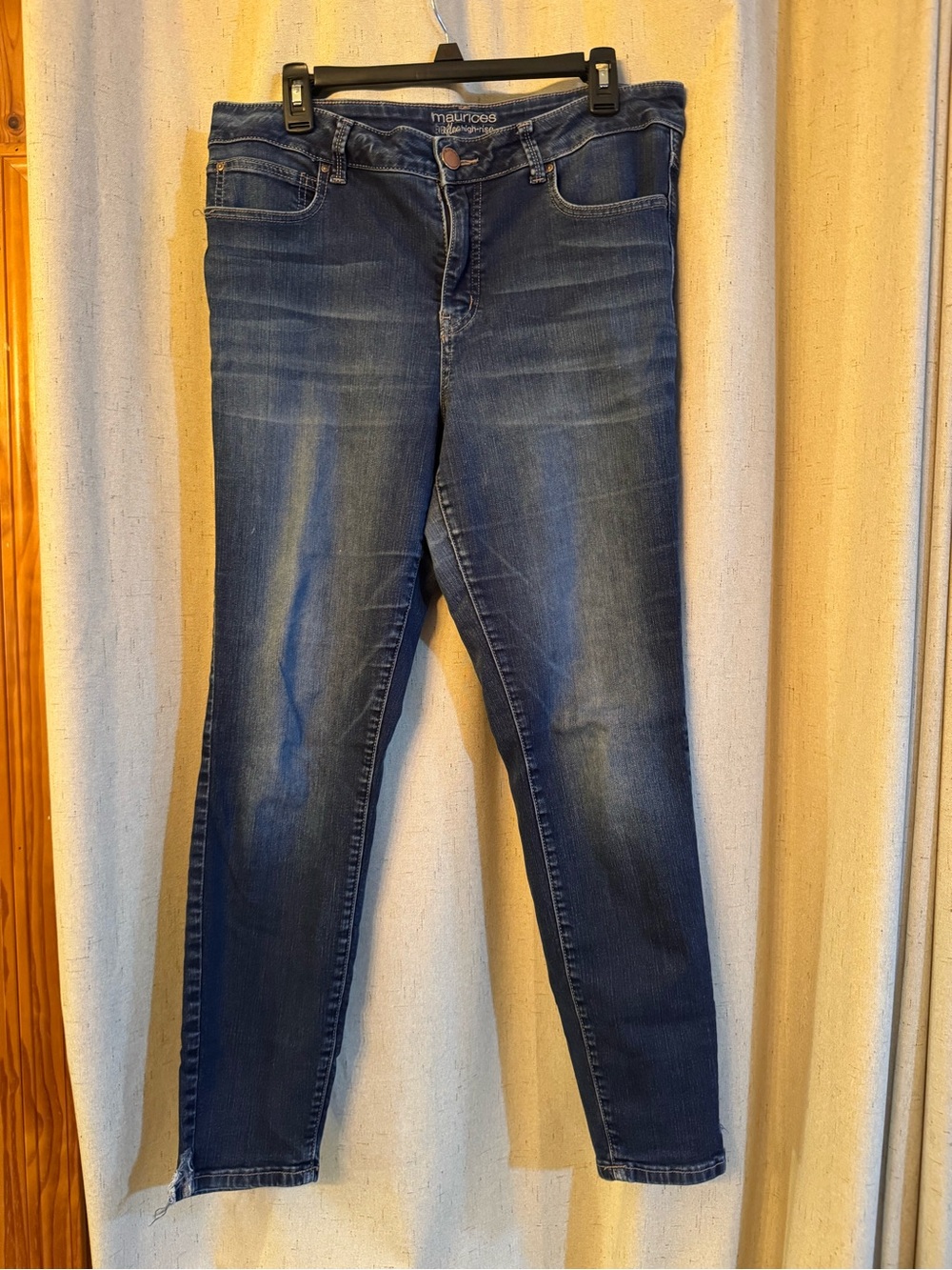 Maurices Women's Medium-Dark Blue Skinny Jeans